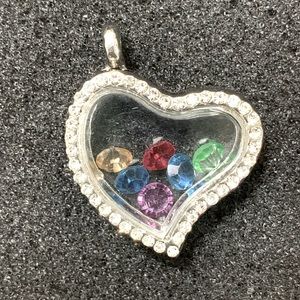 Silver Memory heart locket